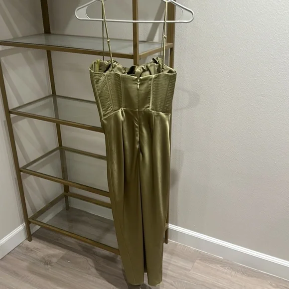 House of CB Olive Green Midi Dress - Picture 9 of 15